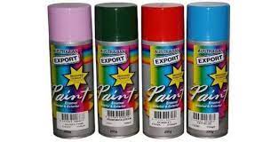 spray paint Export