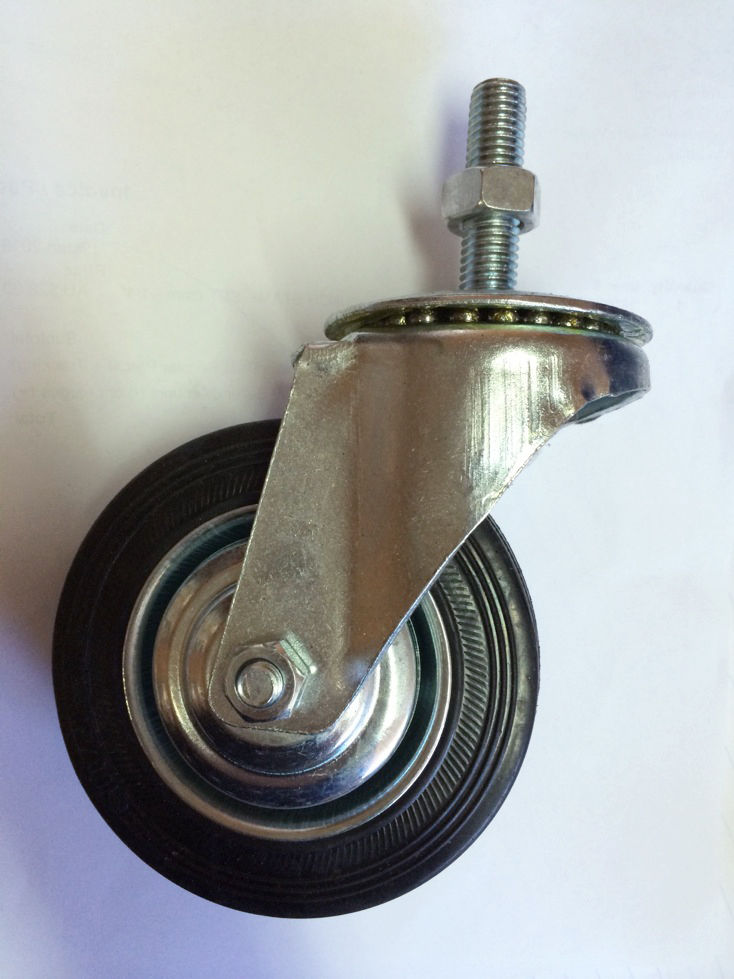 Castor Wheel thread 4&quot; Swivel 039100