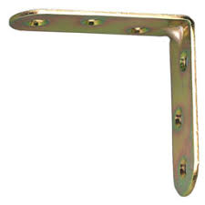 1 pc Angle bracket yellow 100x20mm