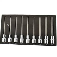 8 pc Torx Socket 1/2" T20-T76 2041