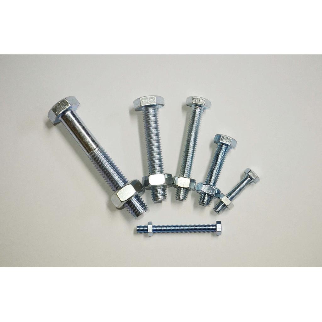 3pc Hex Head Bolt M10x80