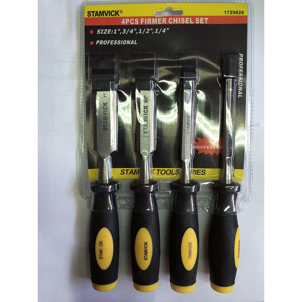 4 pcs wood Chisel Set firmer