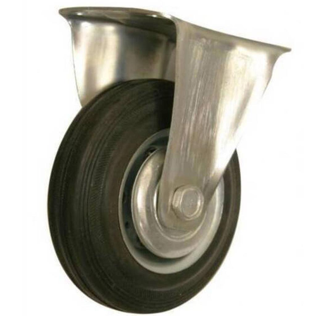 Castor Wheel 3" 75mm Fix 037075