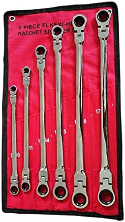 long spanner ratchet 8-19mm flexible head
