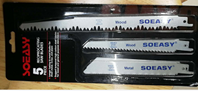 5 pc reciprocating saw Blade 